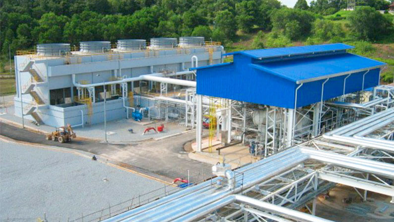 Petronas Penapisan Melaka Co-Generation Plant Cooling Tower & Steam Turbine