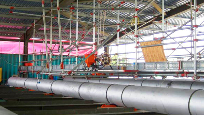 MLNG New Boiler Project Pre Fabricated Pipe